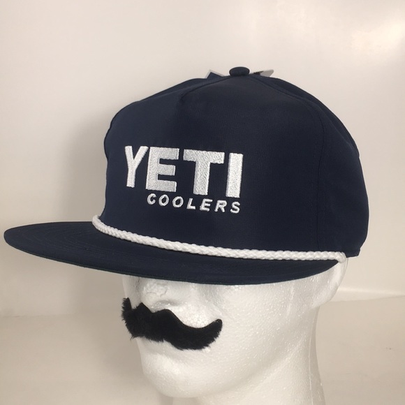 Yeti Other - Brand New Yeti Rope hat Blue & White adjustable